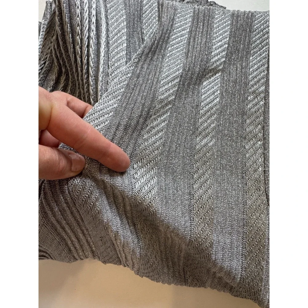 Givenchy - Metallic 4G Cable Knit Maxi Dress‎ Size L - Picture 12 of 16